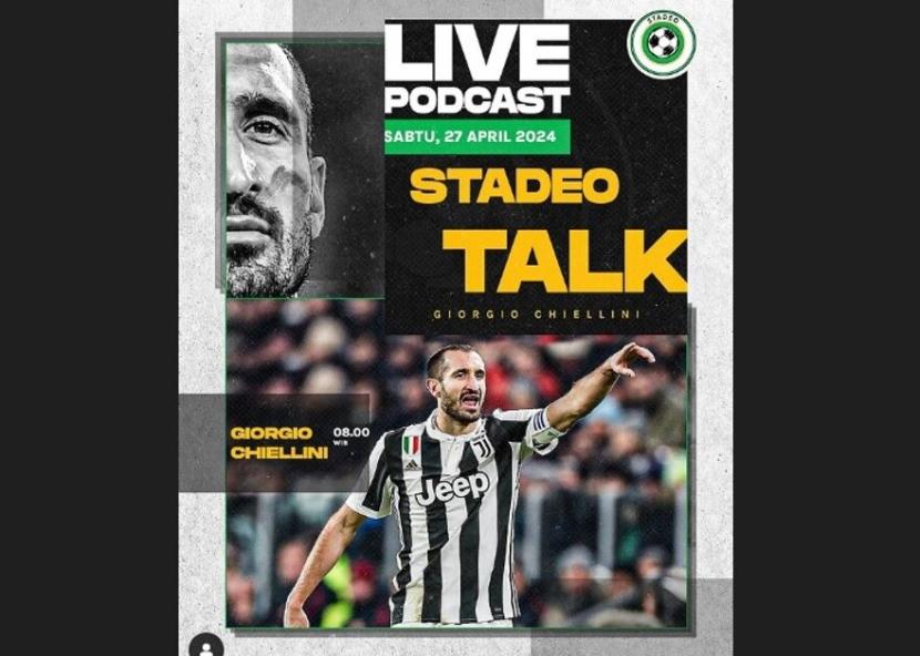 Ngobrol Bareng Giorgio Chiellini di Stadeo Live Podcast