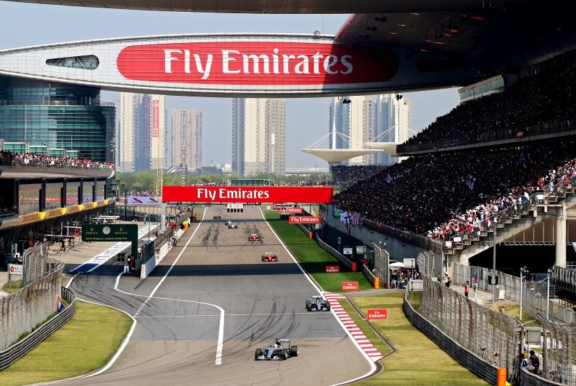 Statistik Grand Prix Formula 1 China di Shanghai