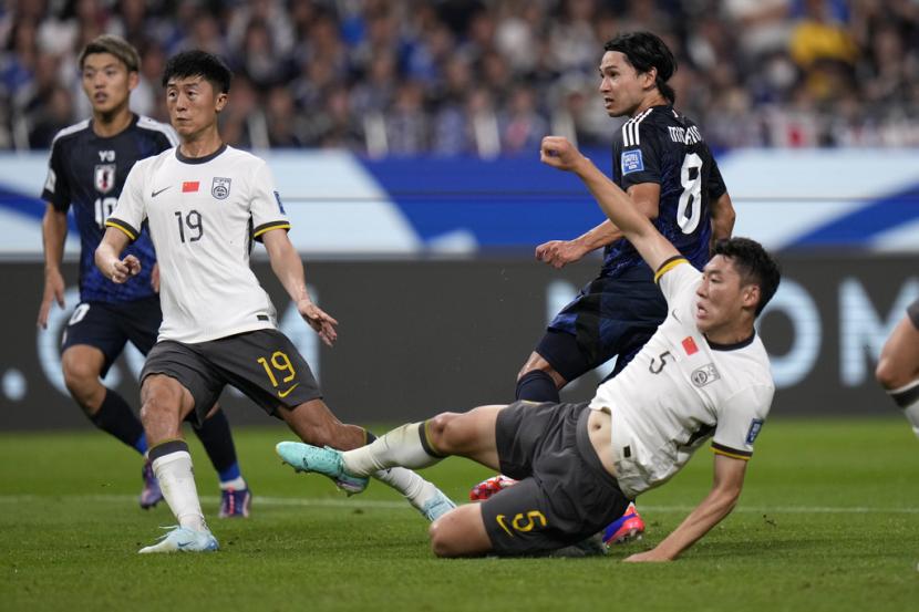 Jepang Hancurkan China 7-0 pada Kualifikasi Piala Dunia 2026