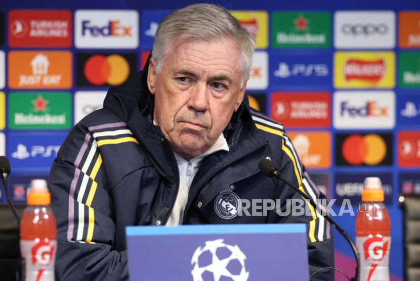 Ancelotti Tuntut Kecepatan dan Intensitas Madrid Saat Ladeni Bayern Munchen di Kandang