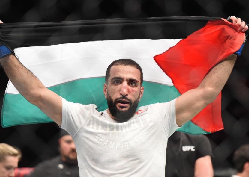 Belal Muhammad Persembahkan Gelar Juaranya di UFC untuk Keluarga di Palestina