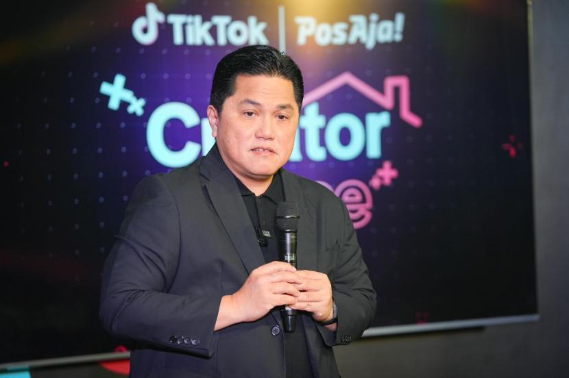 Erick Thohir Minta Tiktok Tingkatkan Investasi Digital di Indonesia