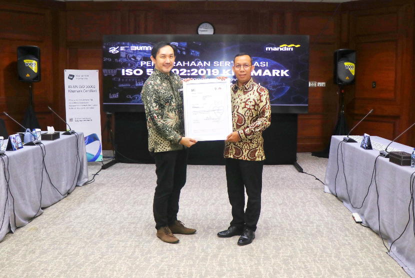 Konsisten Inovasi dan Transformasi Digital, Bank Mandiri Raih ISO 56002 Kitemark